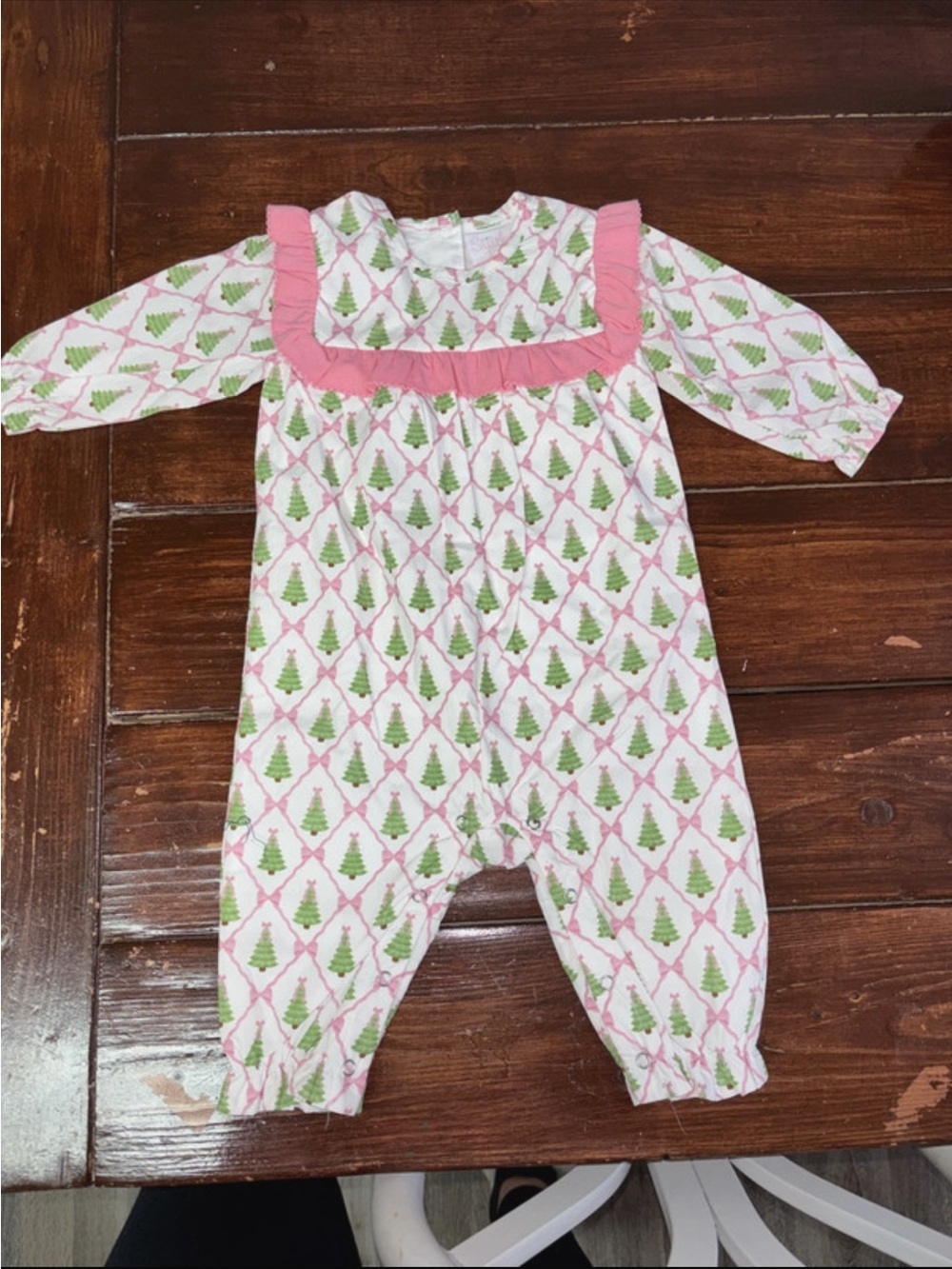 Stitchy Fish Christmas Romper